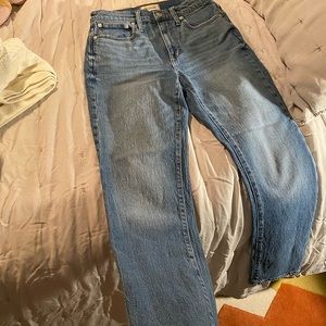 Madewell High Rise Slim Boy Jean Size 26